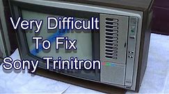 Sony Trinitron KV1541 Remote Set Super Hard Fix 1977 Vintage Color TV