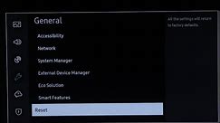 How to Reset a Samsung TV [Factory Settings]