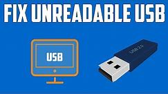 How To Format Corrupted/Unreadable USB Pendrive [Fix]