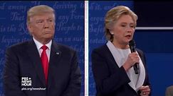 Watch the second presidential debate between Donald Trump and Hillary Clinton