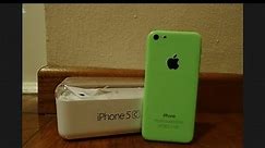 Unboxed : Apple iPhone 5c 16 GB (Green)