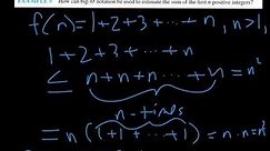 Discrete Math: Big-O Examples and Theorems