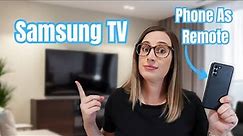 Use Your Phone as a Samsung TV Remote & Buying a Replacement Remote