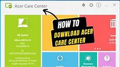 Acer care center download windows 10 || In less than 2 min