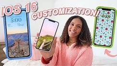 how to customize your iphone with IOS 16! (lock screen customization)