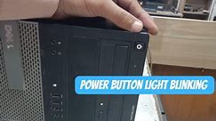 Dell Optiplex 7020 Power Button Light Blinking - No Display - Orange Light Blinking - Fix Blinking