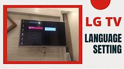 How To Change Default Language In LG TV | LG Smart Tv Language Setting 2021