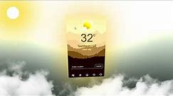 Weather app with awesome animations using Html, Css and Javascript