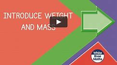Spr1.10.1 - Introduce weight and mass activity