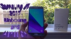 Samsung Galaxy J7 V 2017 Unboxing and Hands On