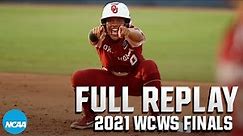 Oklahoma vs. Florida State: 2021 WCWS Finals Game 2 | FULL REPLAY