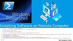 PowerShell Installing software remotely on Multiple Computers