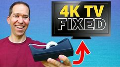 I fixed a broken 4K 55” TV with TAPE | How to fix a TV with a blank screen