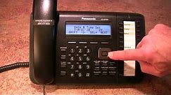 How to change the time on a Panasonic DT543 NS700