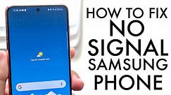 How To FIX Samsung Phone No Signal Issue! (2021)