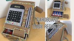 How to make cardboard cash register | HappyBankyCraftymom