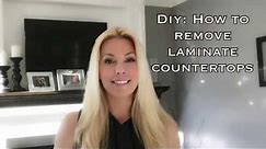 DIY: How to remove laminate countertops