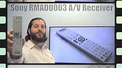 SONY RMADU003 Audio/Video Receiver Remote Control - www.ReplacementRemotes.com