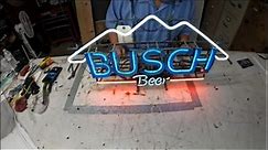 Busch neon sign repair