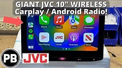 #1 Biggest 10" JVC Wireless Carplay / Android Radio Demo! | KW-Z1000W