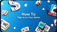 How To: Sign-in To Your Game