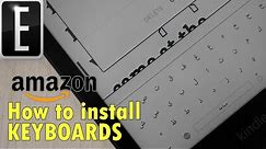 How To Install Keyboards on the Amazon Kindle e-reader