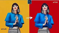 How to Change Background Color in Photoshop 2023 - - 1 Minute Tutorial