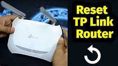 How to Reset TP Link Router
