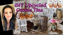 DIY Upcycled Cookie Tins