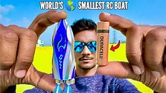 RC World’s Smallest Rocket Turbo Boat Unboxing & Testing - Chatpat toy TV