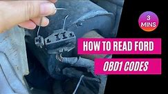 How to Read Ford OBD1 Codes from Early Fords 1980-1995 - Girlie Garage