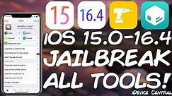 iOS 15.0 - 16.4 All JAILBREAK Tools! All Available Options For All Devices! & What Jailbreak To Use