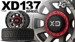 KMC XD137 Wheel (17x9) - 35x12.5R17 Nitto Terra Grappler G2 Tire