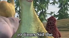 One of, if not THE funniest prehistoric sloths ever. Catch Sid in Ice Age on @Disney #iceage #sid
