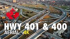 Exploring Ontario's Busiest Highways: A Glipse of Highway 401 and Highway 400