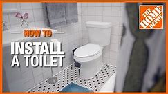 How to Install a Toilet | The Home Depot