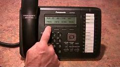 How to program a button on a Panasonic KX-DT543