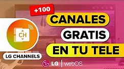 LG CHANNELS 🔴 Canales de Televisión GRATIS en Directo en tu Smart TV LG ¡En VIVO! ❤️