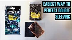 How to perfectly double sleeve Dragon Shield Yu-Gi-Oh! Cards (Tutorial)