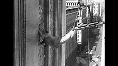 Harold Lloyd in Feet First (1930) - The Climbing Scene, Part 2