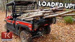 Overloaded! Kawasaki Mule Pro FX Goes to Work Hauling Lumber - In-Depth Review