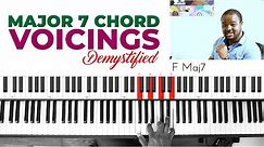 Major 7 Chord Voicings | Easy Piano Lesson