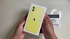 Unboxing iPhone 11, YELLOW EDITION