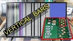 Vertical Lines or Bars Problem | No Picture Philips 32" LED TV | LC320DXY(SJ)(A3) LCD Panel Repair