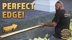 Create an Easy Vertical Edge on a Concrete Overlay!