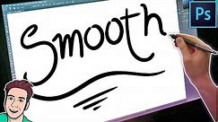 How to Create Smooth Lines in Photoshop - Brush Smoothing