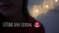 Asmr- This Visual Trigger Will Keep You Tingling For Days (Lens Licking😛)