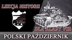 Polski październik - Lekcje historii pod ostrym kątem - Klasa 8