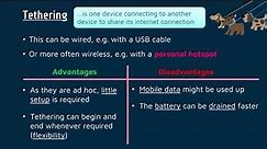 Tethering and Personal Hotspots