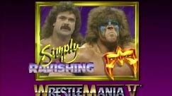 WWF Wrestlemania V - Rick Rude Vs. The Ultimate Warrior